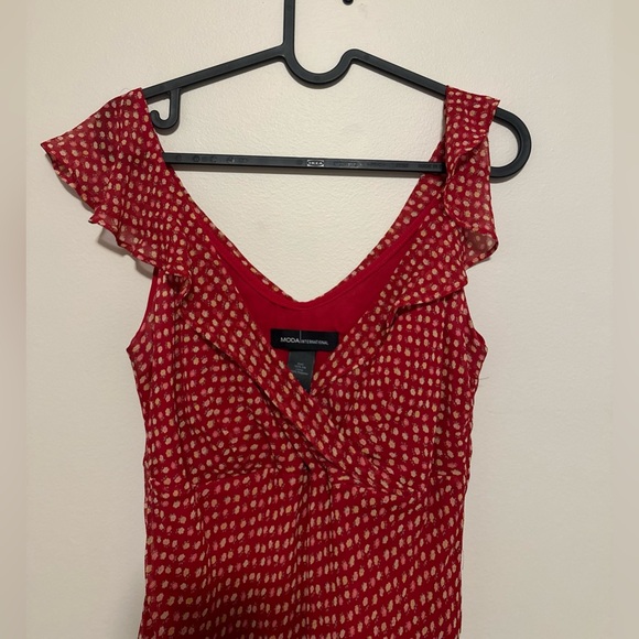 MODA dress size 4. Floral pattern - Picture 2 of 2